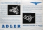Preview: Adler Trumpf Junior 1 Litre Sport Modelprogram 1936 Carbrochure (8694)